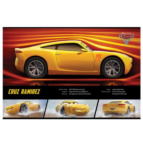 Disney Cars 3 Cruz Ramirez Stats Maxi Poster £4.99